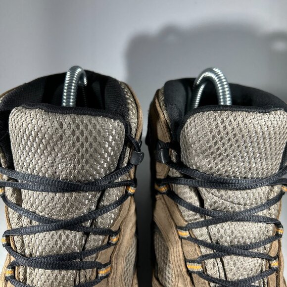 Merrell Chameleon Kids Youth Boys Size 4.5 Hiking Boots Waterproof Shoes Brown - Picture 3 of 12